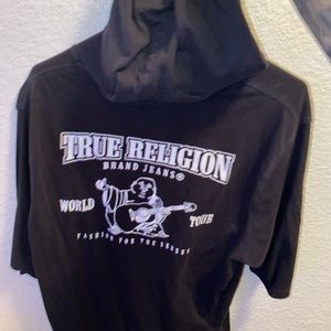 True religion short sleeve hoodie